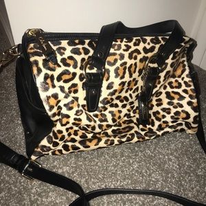Cheetah Cole Haan purse